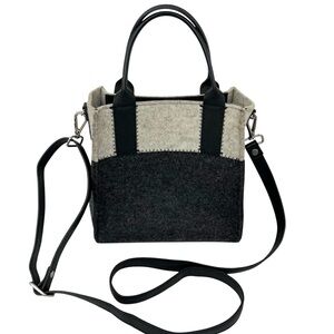 Chic Black and Gray Tote Bag
